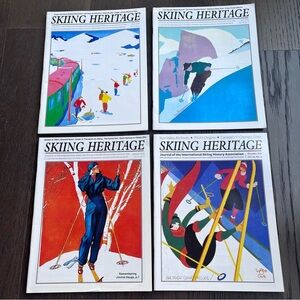 Skiing Heritage Magazine 2010 Collection with Vintage Artwork